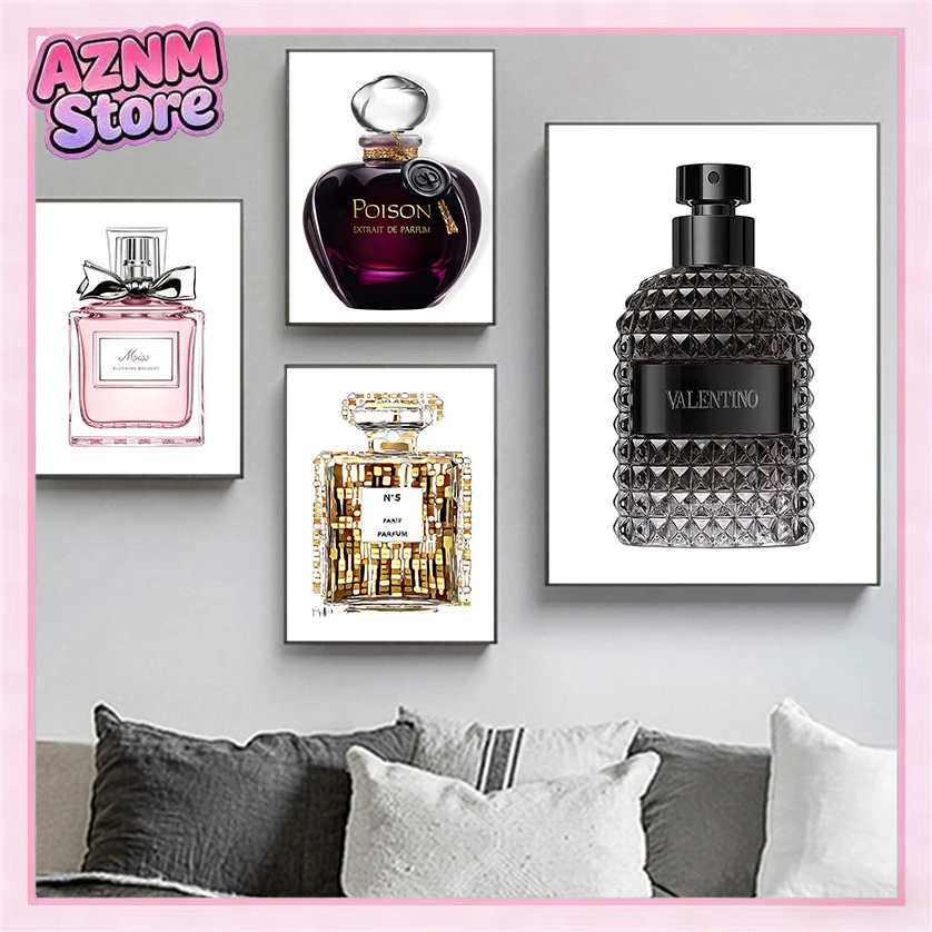 Perfume Fragrance House - 1 pezzo di quadro minimalista senza
