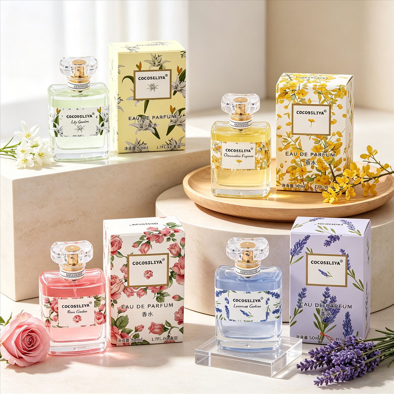 Perfume Fragrance For Women - Profumo per Donne, Confezione da 2