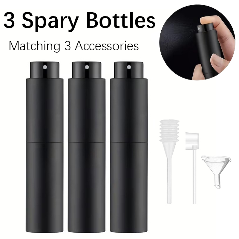 Perfume Fragrance Ingredients - Set di 3 flaconi spray da